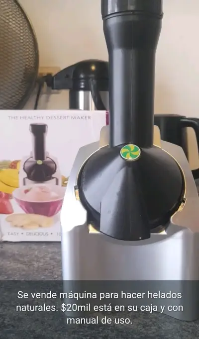 Máquina para hacer helados naturales - miniatura 1