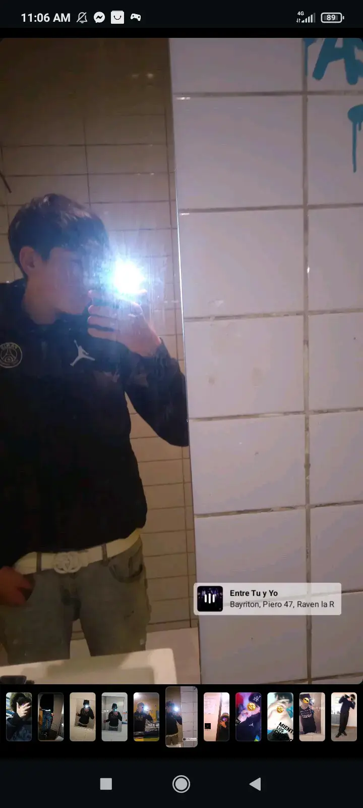 Chaqueta sin mangas negro con logo Jordan y PSG