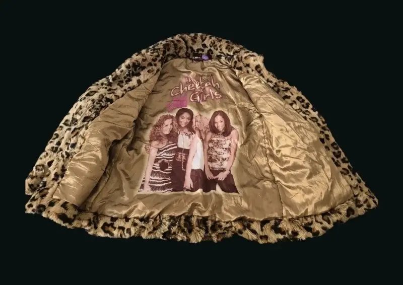 Abrigo de piel sintética estampado leopardo T14 - 2