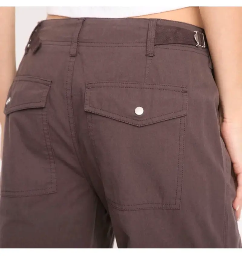 Pantalón cargo tiro medio L - 4