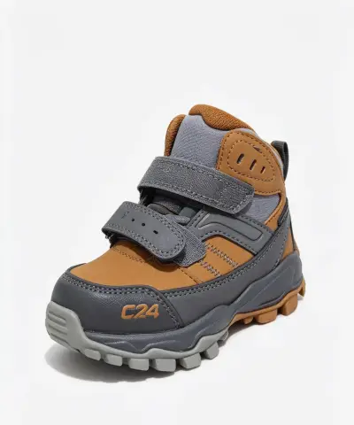 Zapatillas outdoor negras /verdes y cafe/gris - miniatura 2