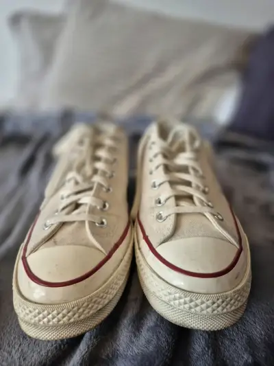 Zapatillas Converse Chuck 70 beige caña baja - miniatura 3