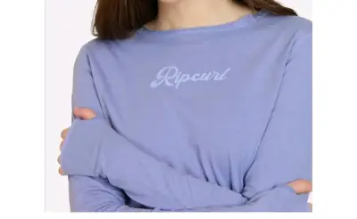 Polera RipCurl Deepzone morada L - miniatura 3