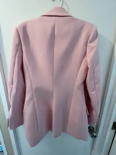 Blazer rosado elegante para mujer - miniatura 3