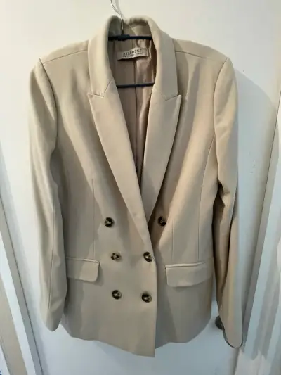 Blazer beige Basement elegante - miniatura 1
