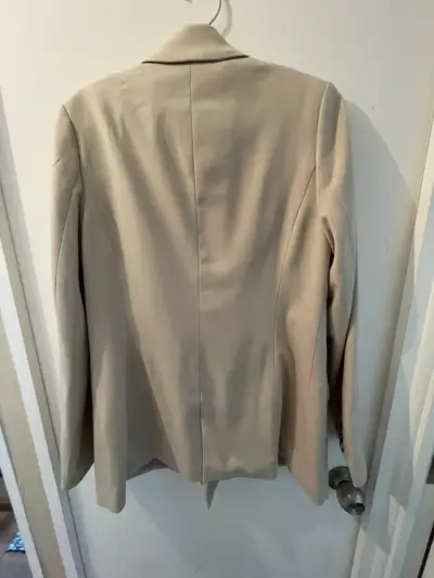 Blazer beige Basement elegante - miniatura 2