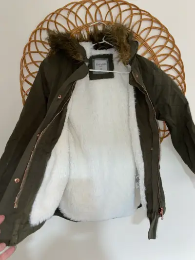 Parka infantil verde Harvest talla 8 - miniatura 1