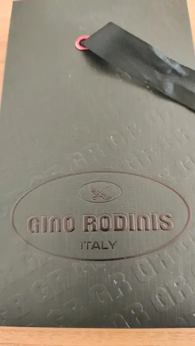 Guantes de cuero Gino Rodinis negros - miniatura 5