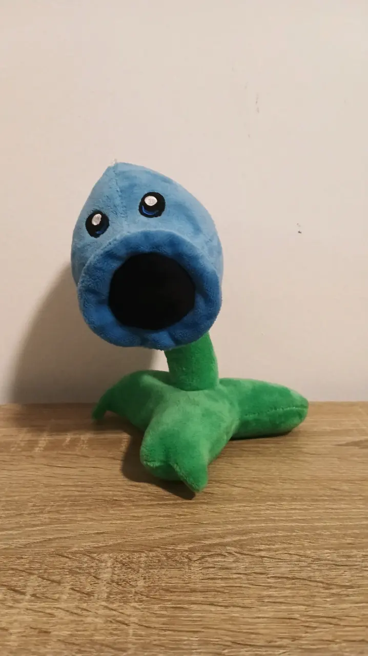 Peluche Plantas vs. Zombies Lanzaguisantes Azul