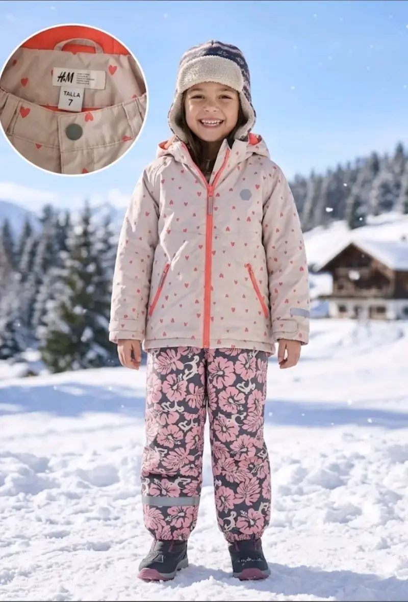 Chaqueta impermeable infantil con capucha - 3