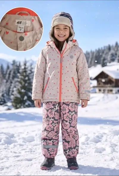 Chaqueta impermeable infantil con capucha - miniatura 3