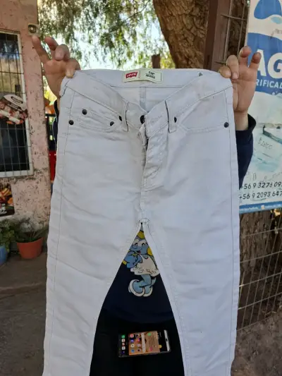 Jeans Levi's blanco slim fit - miniatura 1