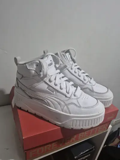 Zapatillas altas Puma blancas - miniatura 1