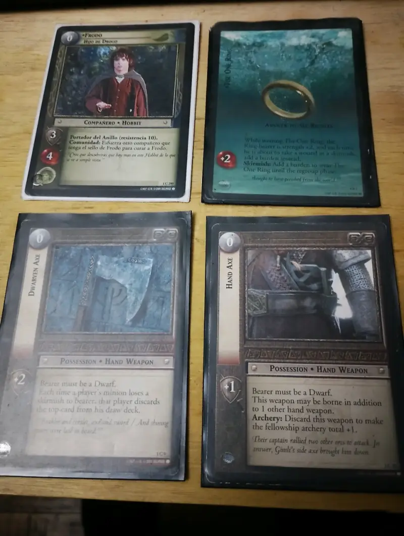 Cartas coleccionables de El Señor de los Anillos - 4