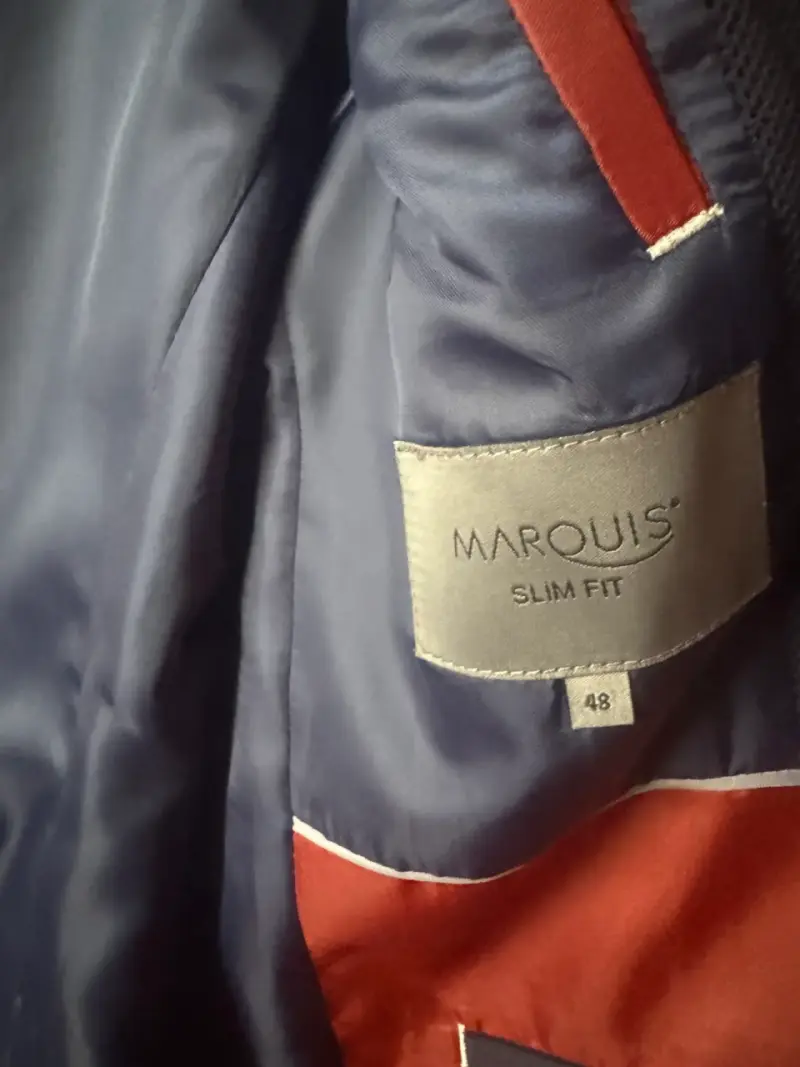 Blazer-veston azul marino Márquiz talla 48 - 2
