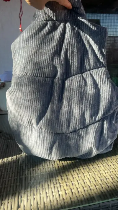 Chaqueta azul para niña Yamp talla 6 - miniatura 4