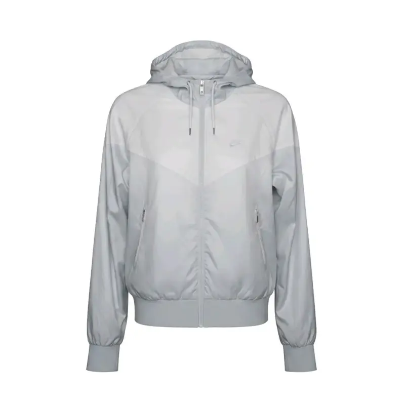 Cortavientos Nike blanco con capucha - 2