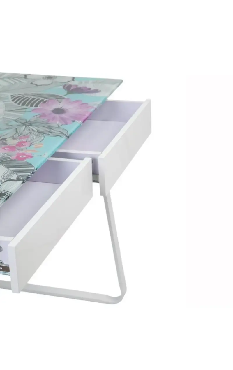 Escritorio con diseño floral - 2