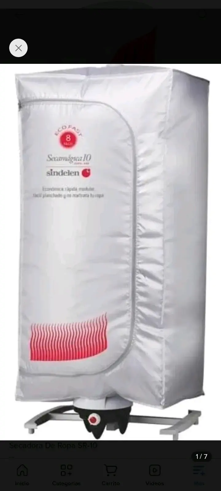 Secadora Sindelen 8 Kg 1000 Watts - 6