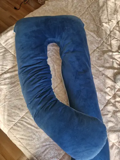 Almohada de cuerpo completa azul - miniatura 1