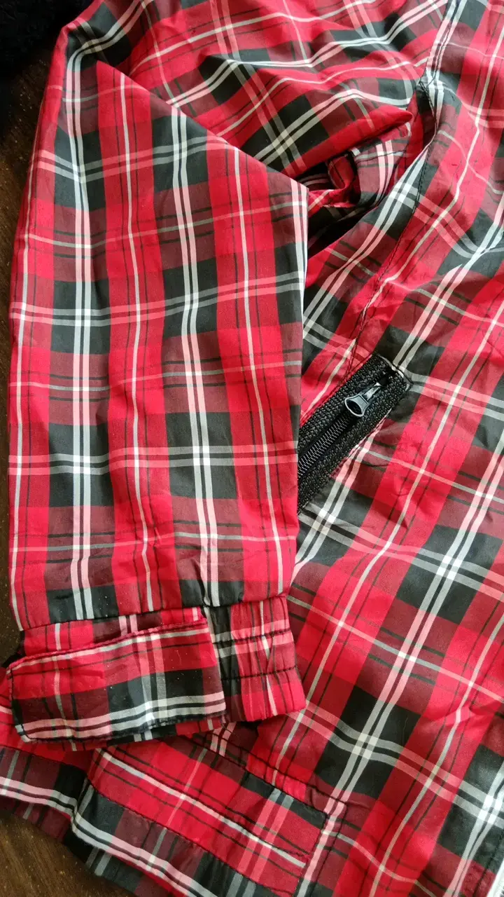 Chaqueta cuadrillé roja - 2