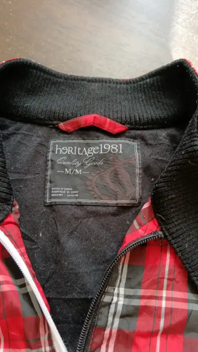 Chaqueta cuadrillé roja - miniatura 5