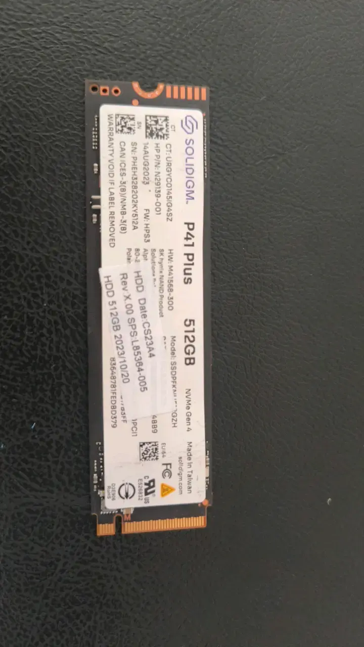 SSD m2 Solidigm P41 Plus 512GB NVMe Gen 4 - 1