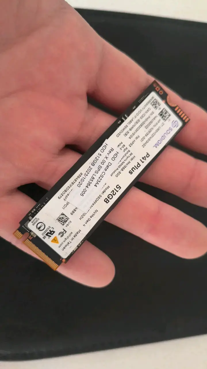 SSD m2 Solidigm P41 Plus 512GB NVMe Gen 4 - 3