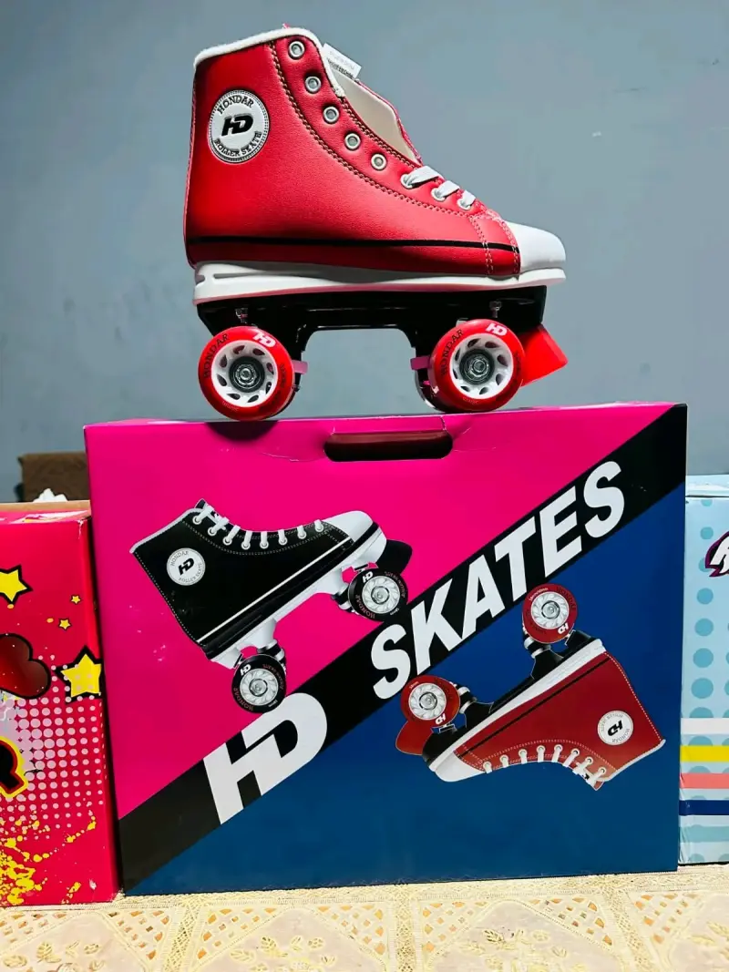 Patines de cuatro ruedas HONDAR rojos