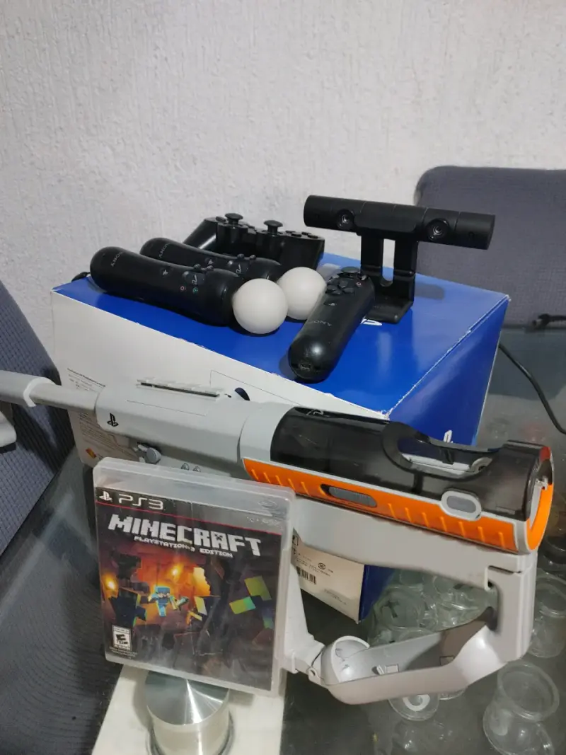 Play Station 4 Vr + kit Move + Rifle + Juego j - 1