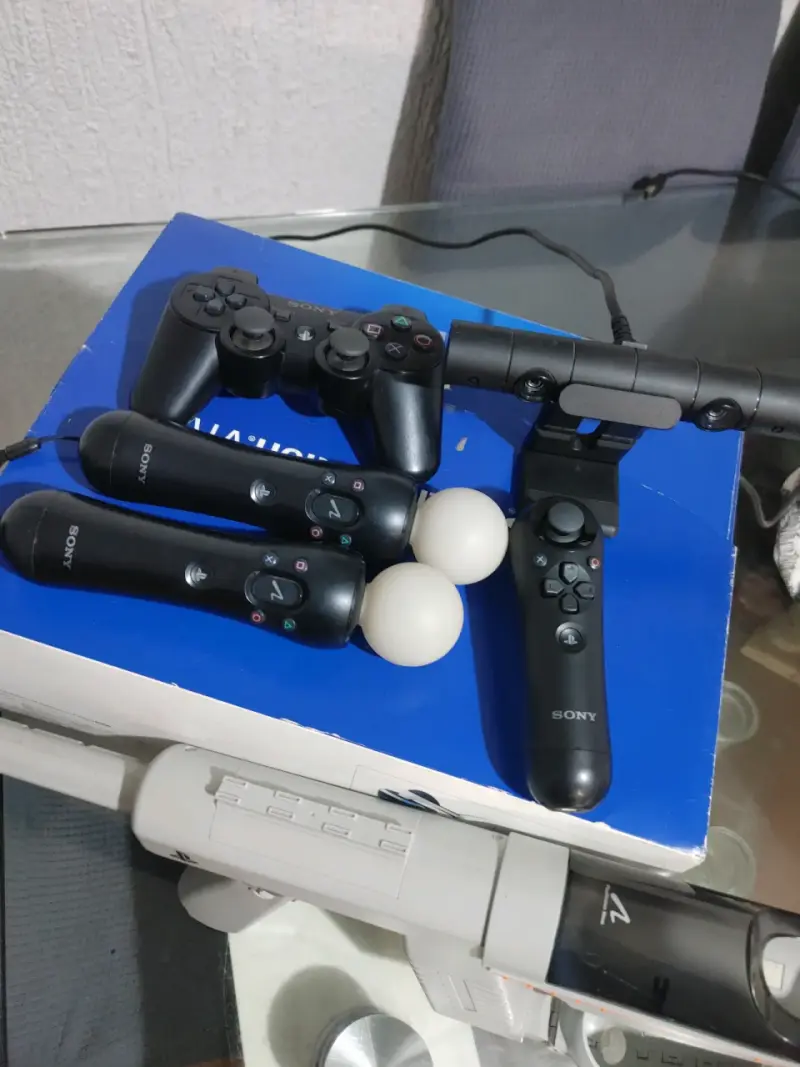 Play Station 4 Vr + kit Move + Rifle + Juego j - 2