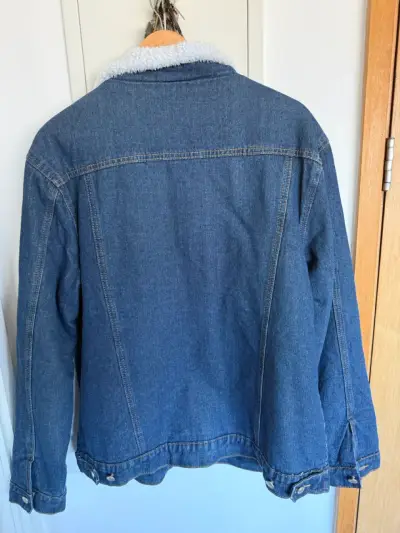 Chaqueta de mezclilla con forro de chiporro - miniatura 1