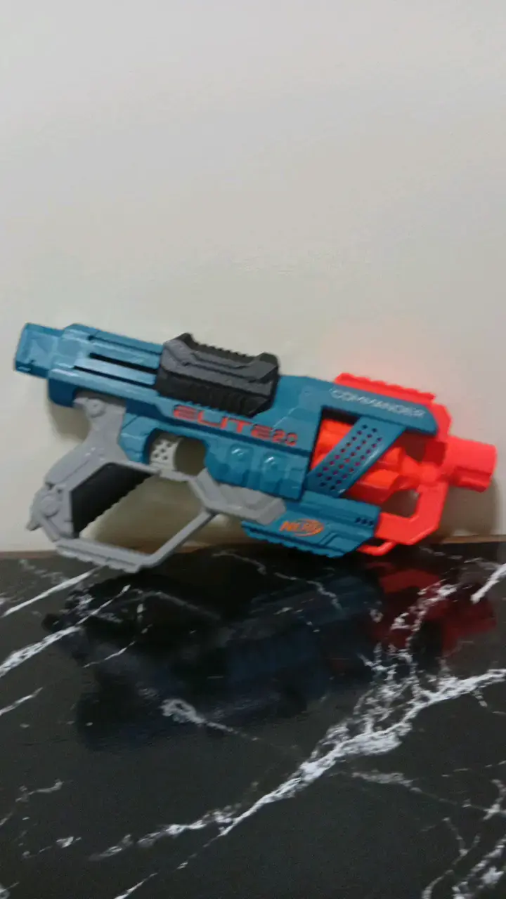 Pistola de juguete Nerf Elite 2.0 azul y naranja - 2