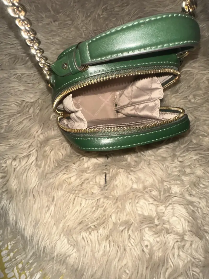💚 Mini Crossbody Michael Kors Verde Botella 💚 - 4