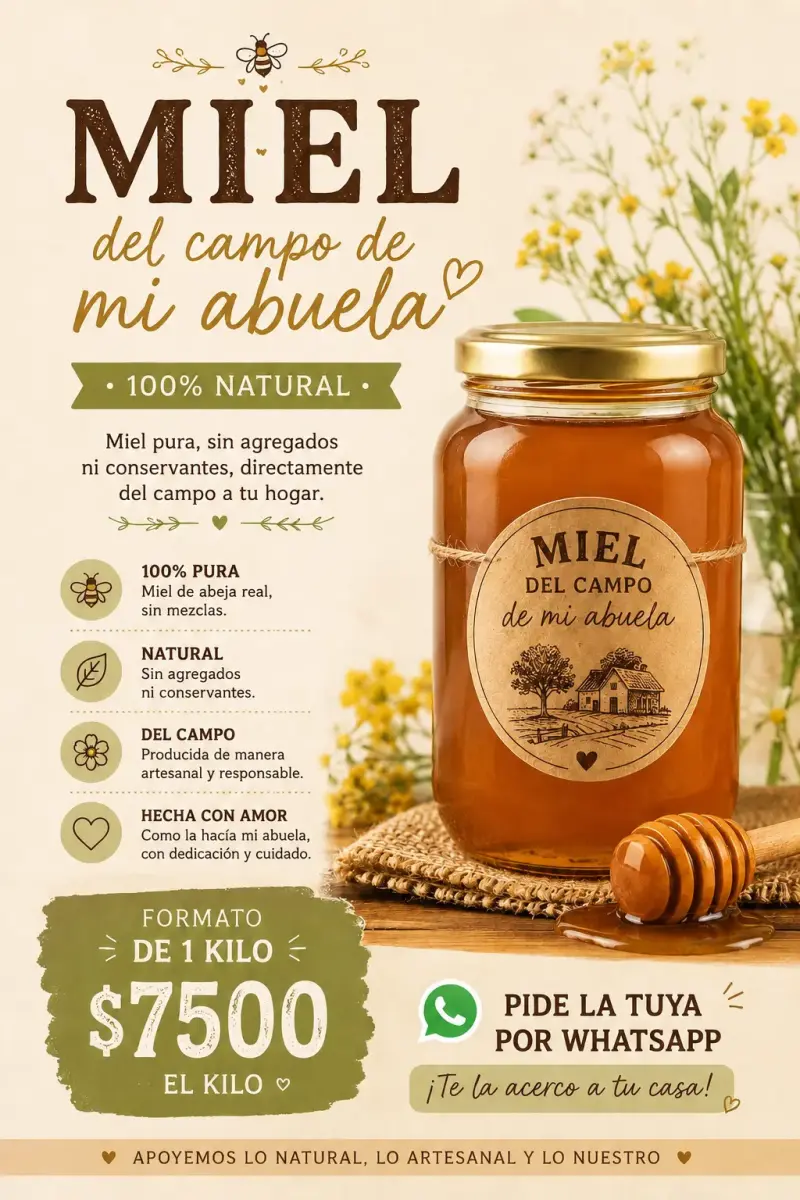 Miel del campo 1kg