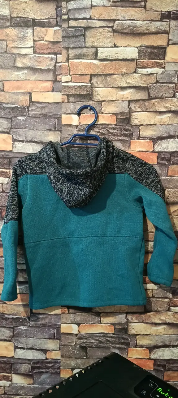 Chaqueta polar para niño color turquesa - 2