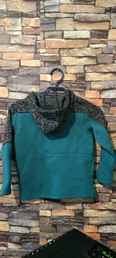 Chaqueta polar para niño color turquesa - miniatura 2