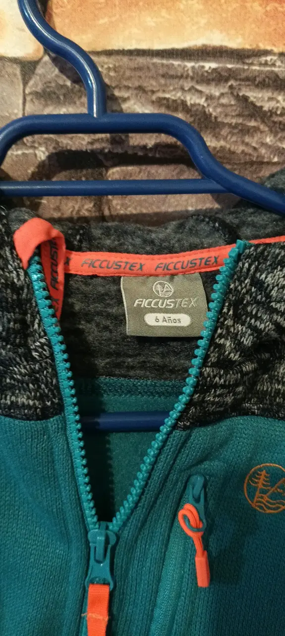Chaqueta polar para niño color turquesa - 3
