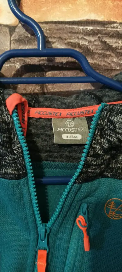 Chaqueta polar para niño color turquesa - miniatura 3