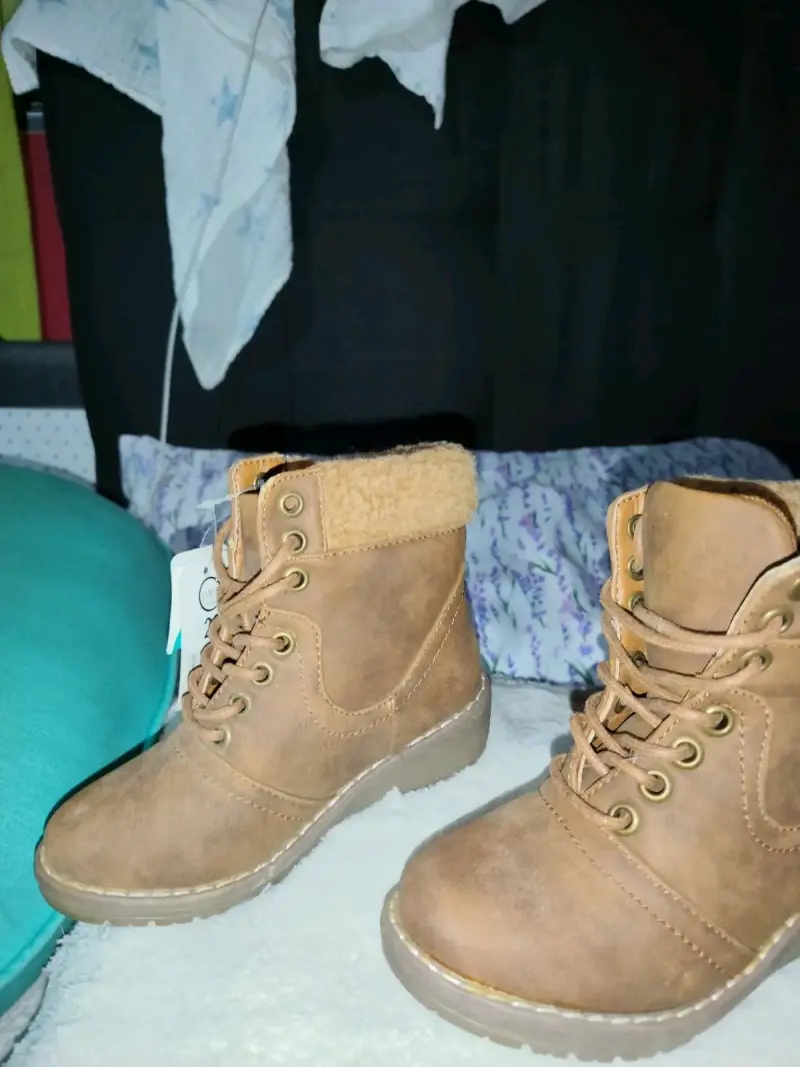 Botines de cuero camel talla 28 - 2