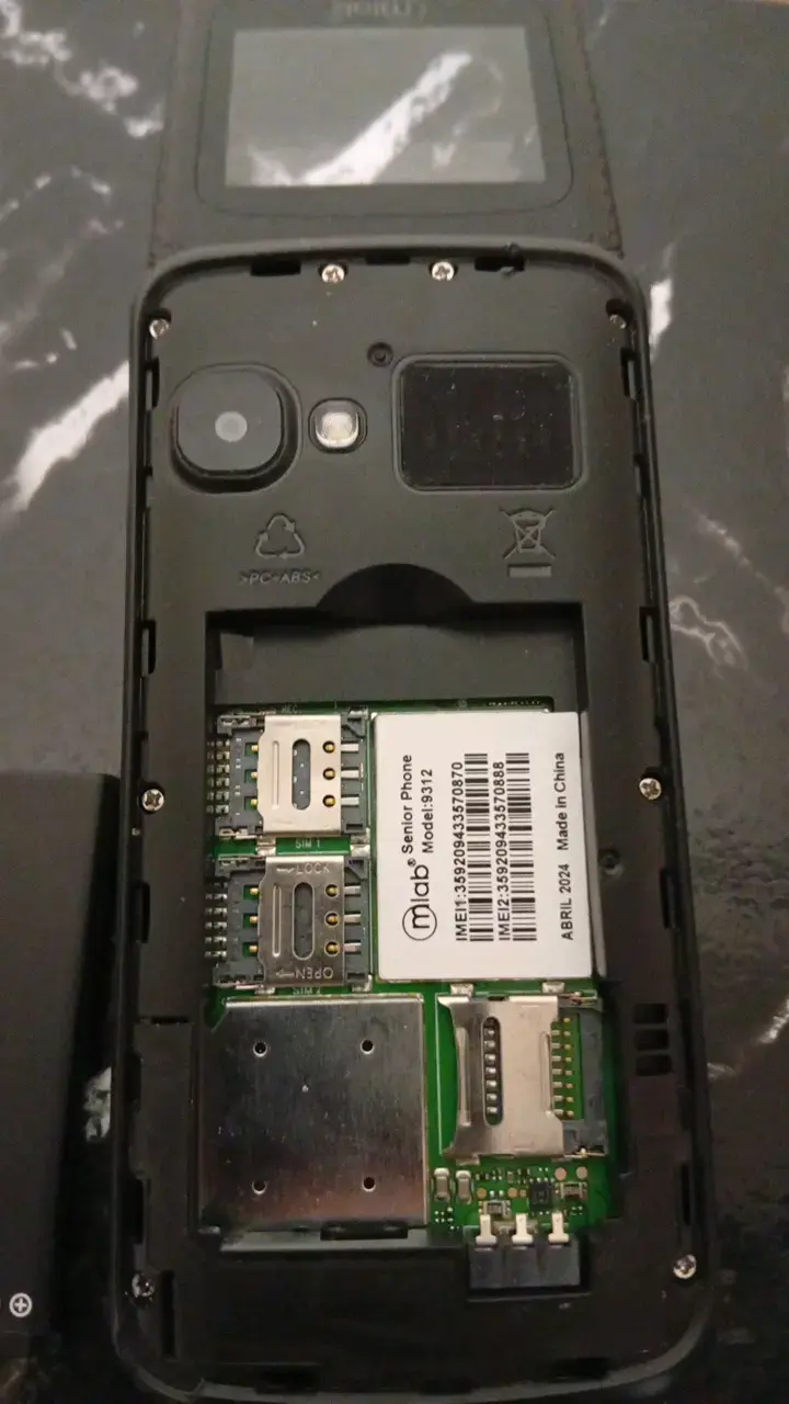 Teléfono plegable Mlab con botón SOS - 5