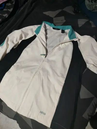 Chaqueta Izod blanca y negra - miniatura 1