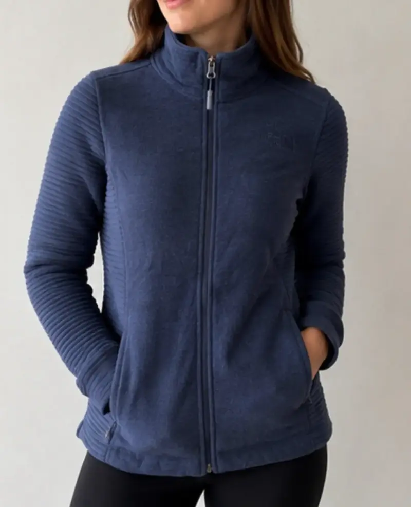 Chaqueta polar azul The North Face - 3