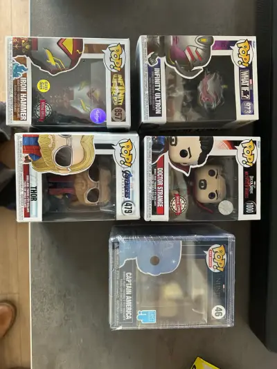 Set de Figuras Funko Pop Marvel - 3 ed. limitada - miniatura 1