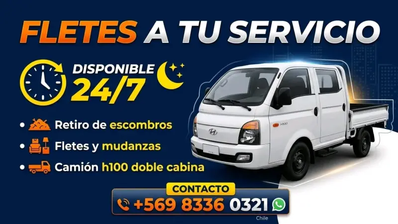 Servicio de fletes y mudanzas 24/7 - 1