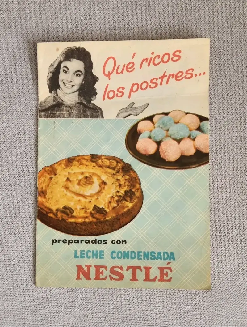 Mini recetario años 80 de Nestlé - 1
