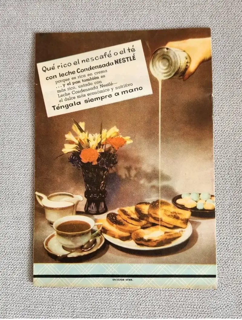 Mini recetario años 80 de Nestlé - 2