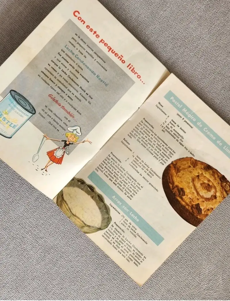 Mini recetario años 80 de Nestlé - 3