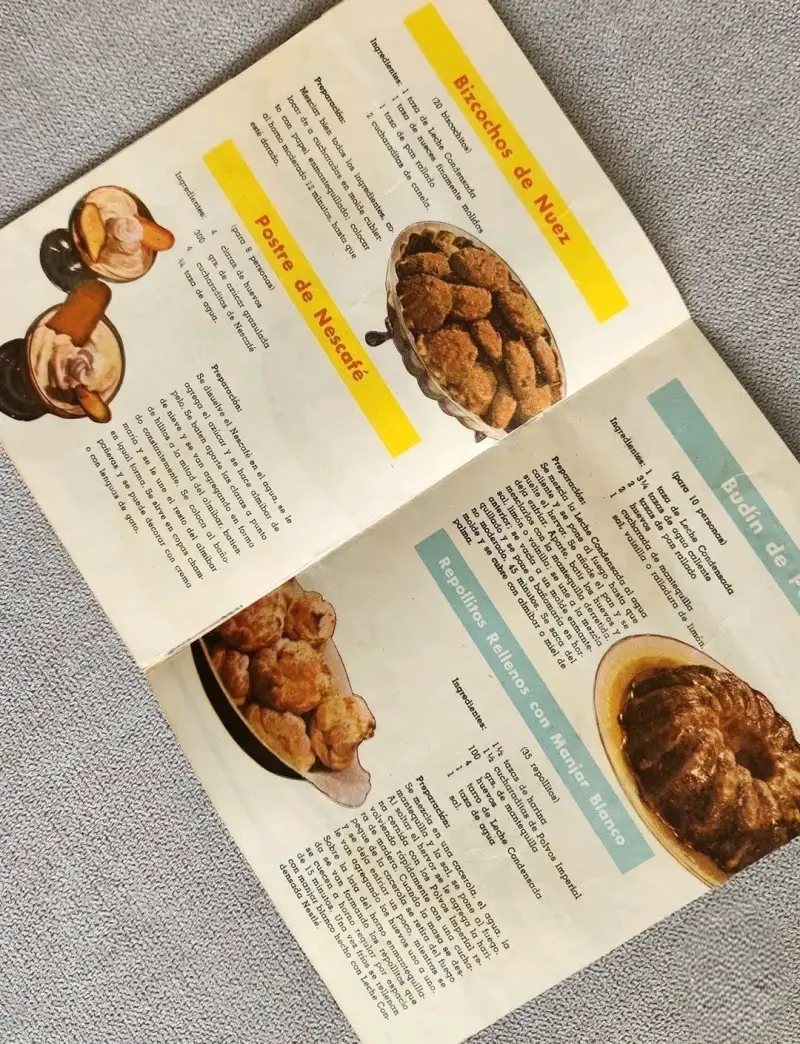Mini recetario años 80 de Nestlé - 4