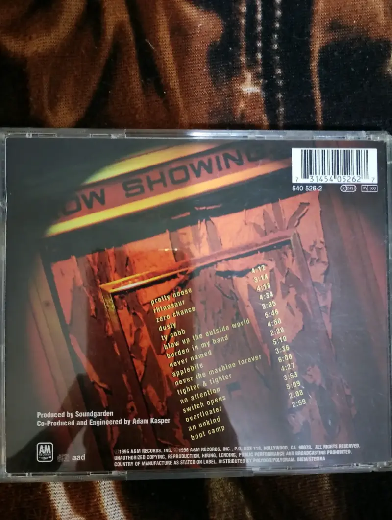 CD Soundgarden - Down on the Upside - 2